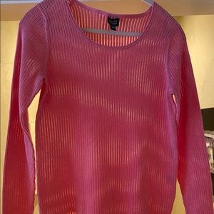 Pink Eileen Fisher Light Weight Sweater.